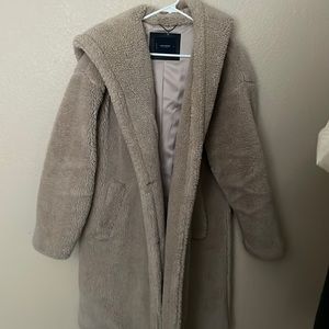 Lucky Brand hooded teddy coat